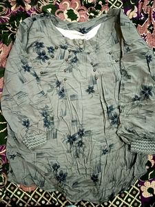 Floral Print Kurta