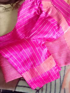 Jute Saree With Blouse