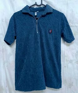 Vintage Textured Polo Shirt