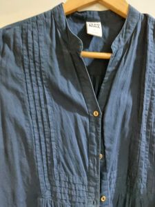 Navy Blue Cotton Top From VERO MODA