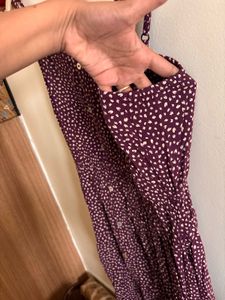 ONLY Women Purple Floral Printed Dress