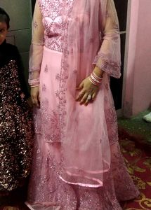 Pink Embroidered Gown