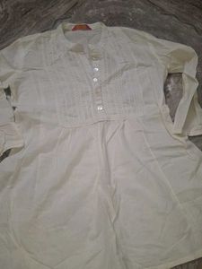 Elegant White Tunic Top