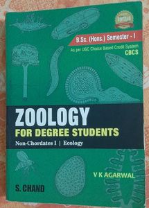 B. Sc (Hons.)Semester 1 Zoology Book