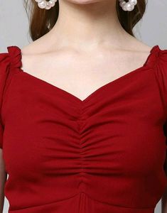 Elegant Red Maxi Dress