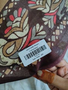 Nude Colour Cotton Saree