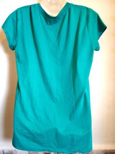Elle Paris Green Top M/ L Size