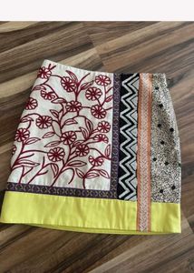 Anthropologie Leifnotes Embroidered Skirt
