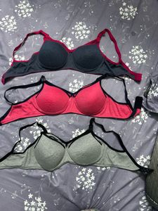 Colorful Feeding  Padded Bra Set