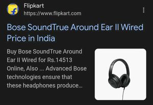 Bose Soundtrue Over The Ear2 Headphones Navy Blue