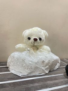 💑 Wedding Couple Teddy Bears – Elegant, Romantic