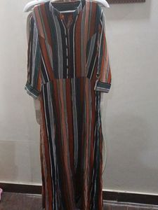 Multicoloured Striped Dress