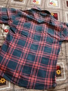 Red &amp; Black Plaid Shirt