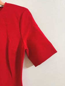 Zara Red Midi Dress
