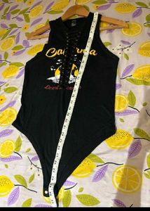 Forever 21 California Graphic Bodysuit