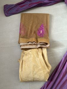 Elegant Purple Embroidered Kurta Set