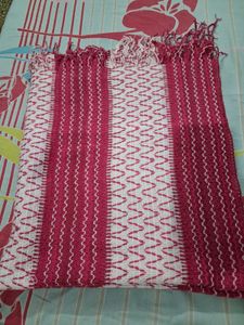 Striped woolen shawl