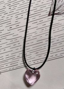 Baby Pink Heart Pendant Necklace