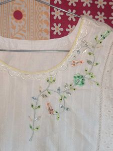 Elegant White Kurta
