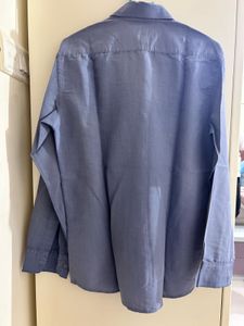 Men's Greyish Blue Shirt