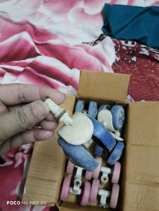 Office Chair Caster Wheels - Set of 8