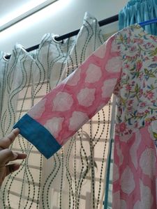 Pink Soft Cotton Kurti