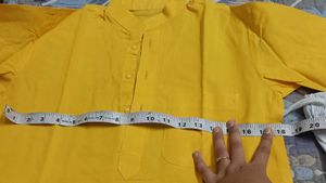 Men Yellow Kurta Pajama