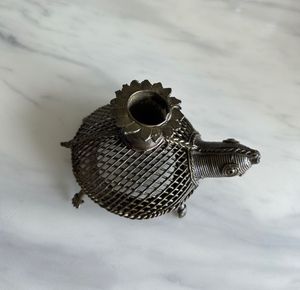 Vintage Dokra Candle Holder!