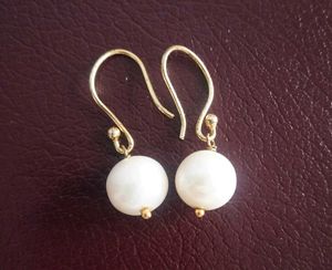 Real Pearl Drop Earrings