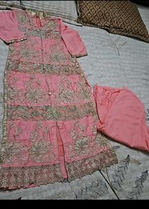 Cotton Embroidered Kurta set
