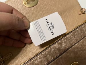 Authentic CoachRose Gold Party Sling