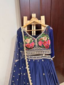 Pretty Embroidered Floral Lehenga Choli