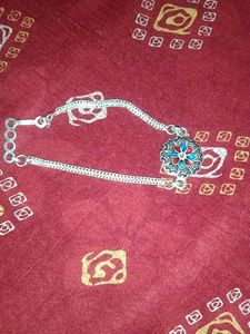 Silver Tone Floral Bracelet