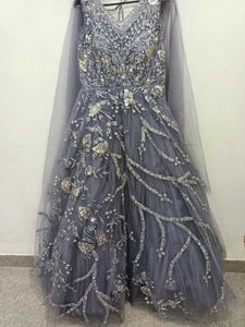 Elegant Purple Ethnic Gown