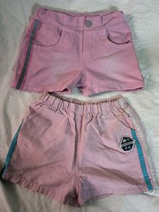 Cute Pink Shorts - Girls Clothing combo