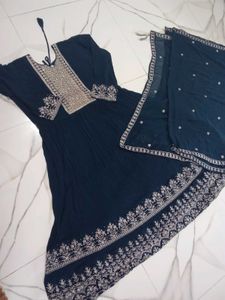 Georgette Wedding Gown