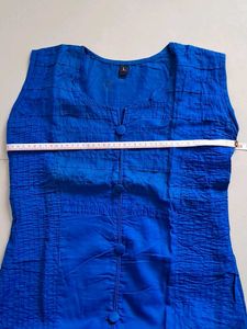 Blue Short Kurta