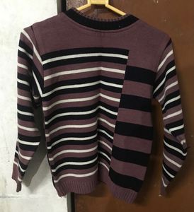 Striped Pullover Sweater