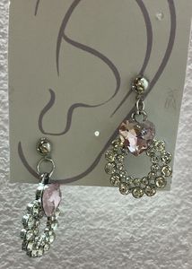 Pink Heart Earrings