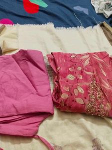 Elegant Pink Embroidered Kurta Set