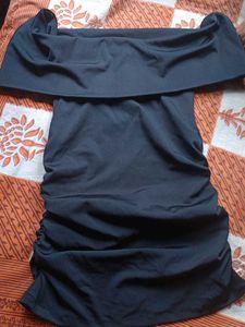Off Shoulder Top Black In Colour