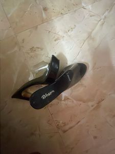 Blossom Clear Heels - Size 38