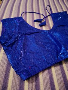 beautiful party wear  saree with blouse