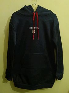 One Piece Woolen Dress In Sweatshirt
