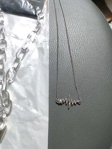 Silver Tone Necklace Set of4