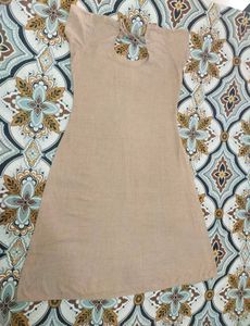 Embroidered Cotton Kurti Xs,S
