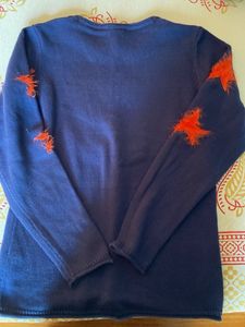 Navy Blue Knit Sweater