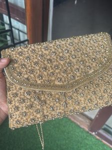 Elegant Beaded Clutch