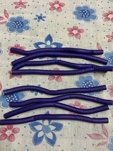 Purple Hair Curlers
