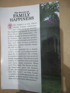 Family Happiness Book